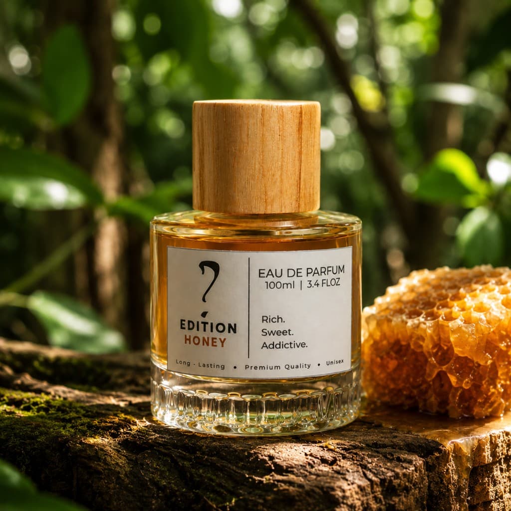 Edition Honey bottle with honeycomb